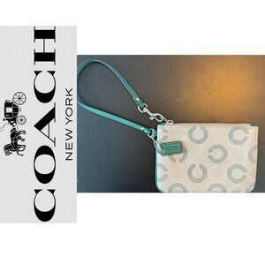 COACH – Ashley Dotted OP Small Wristlet/Clutch/Wallet F49460